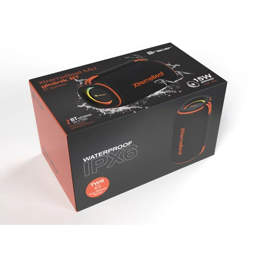 Bezdrôtový reproduktor Tracer 47541 Xtra Vox L TWS BT RGB Black - 10