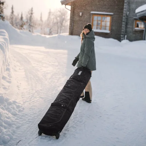 Thule 5176 Roundtrip Rolling Snowboard Bag 165 cm Black snowboard táska - 9