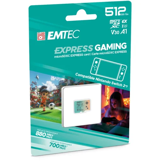 Emtec SDXC 512GB Express Gaming UHS-I V30 A1 pamäťová karta - 2