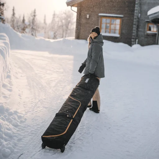 Thule 5162 Roundtrip Rolling vak na lyže 192 cm čierny - 9