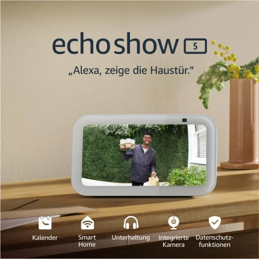 Amazon Echo Show 5 (3. generáció) fehér, Alexa-val - 2