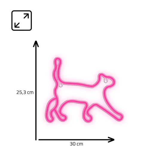 Manta SNL70PK Style Neon Lights CAT 2 Pink dekorációs LED lámpa - 2