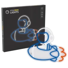 Manta SNL90MT Style Neon Lights ASTRONAUT ON RAKETA dekorációs LED neonlámpa