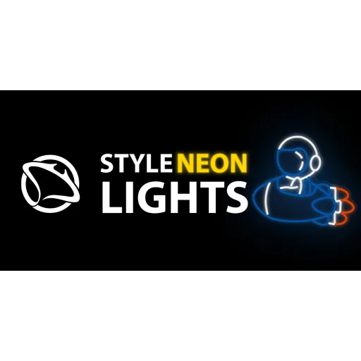Manta SNL90MT Style Neon Lights ASTRONAUT NA RAKETE dekoračná LED neónová lampa - 8