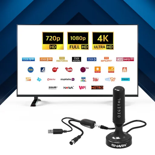 Shark SHA301CAR aktívna DVB-T anténa do auta so zosilňovačom - 10
