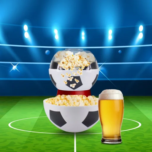 Beper P101CUD053 futball labda alakú popcornkészítő - 6