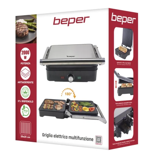 Beper P101TOS503 3 az 1-ben steak- és szendvicssütő grill - 8
