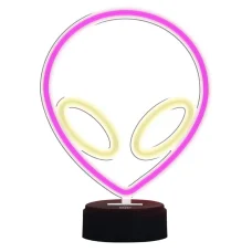 Manta SNL86PK Style Neon Lights UFO Pink dekorlámpa
