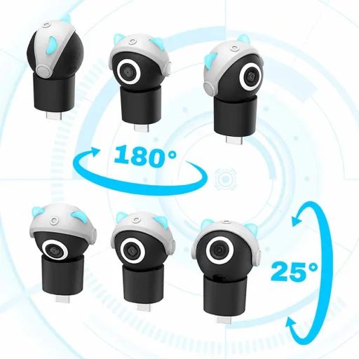 Subsonic Playcam 1080 2 v 1 HD mini kamera pre konzolu Nintendo Switch 2, svetlomodrá - 5