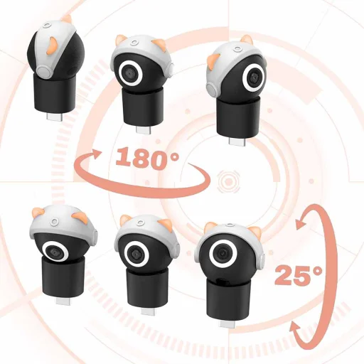 Subsonic Playcam 1080 2 az 1-ben HD mini kamera Nintendo Switch 2 konzolhoz, piros - 5