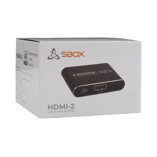 Sbox HDMI-2 HDMI Splitter 1x2 4K@30 Hz elosztó - 4