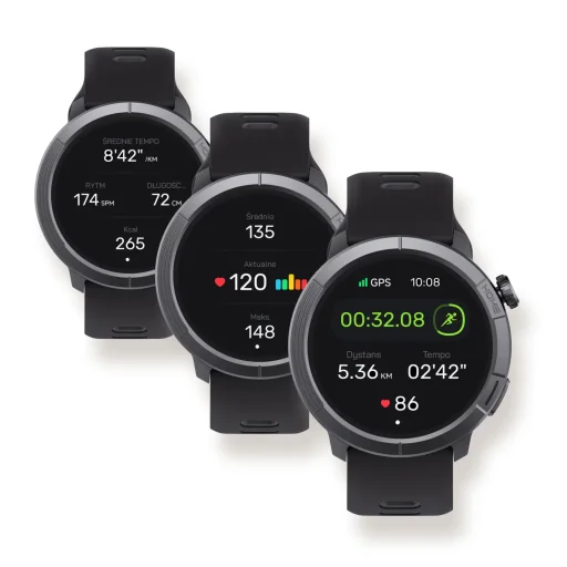 Stelio STSWA102BT Activ Pro GPS 46 mm fekete titán okosóra - 4