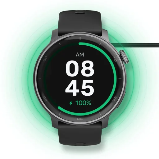 Stelio STSWA101BK Activ GPS 46 mm fekete okosóra - 4