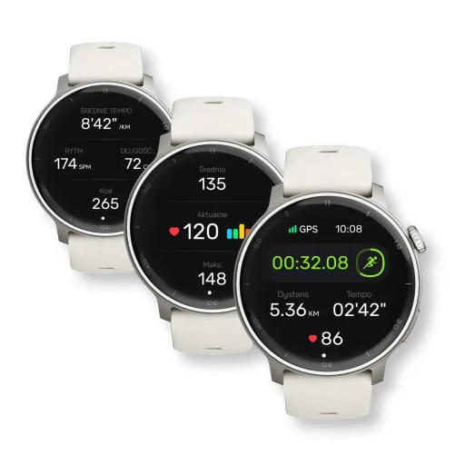 Stelio STSWA101SR Activ GPS 46 mm strieborné inteligentné hodinky - 4