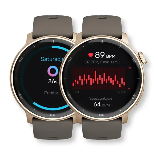 Stelio STSWA101GD Activ GPS 46 mm zlaté inteligentné hodinky - 5