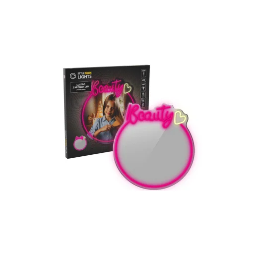 Manta MASNL130PK Style Neon Lights BEAUTY LED neon tükör - 2