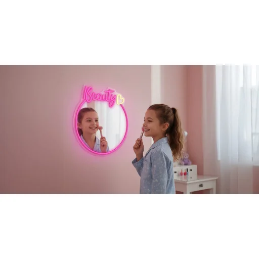 Manta MASNL130PK Style Neon Lights BEAUTY LED neon tükör - 3