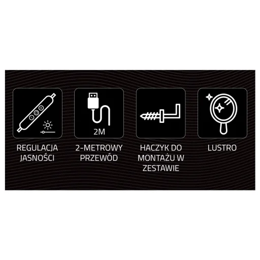 Manta MASNL130PK Style Neon Lights BEAUTY LED neon tükör - 6