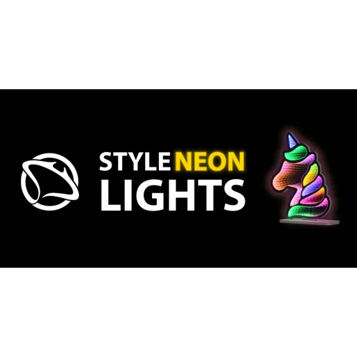Manta MASNL134MT Style Neon Lights Unicorn alagút-effektusú LED lámpa - 8