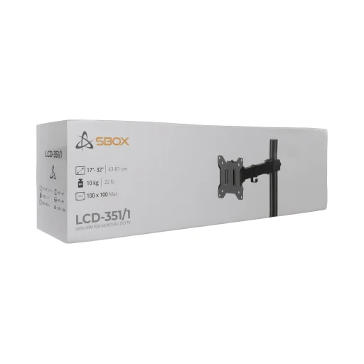 Sbox LCD-351/1-3 rameno na monitor - 10