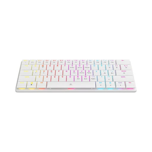 White Shark GK-006221 Nagamaki White mechanická herná klávesnica - 4