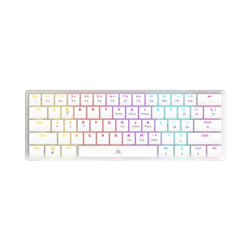 White Shark GK-006221 Nagamaki White mechanická herná klávesnica - 1