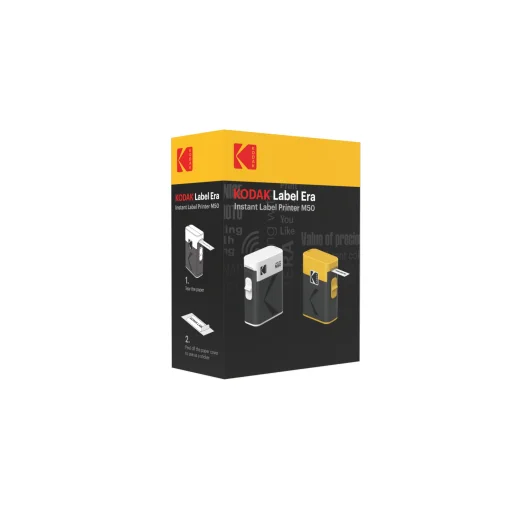 Kodak M50 Label Era azonnali címkenyomtató patroncsomag (+ 13 tekercs), sárga - 6