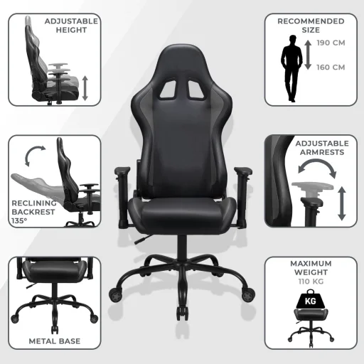 Subsonic Pro Gaming Seat DBZ SON GOKU gamer szék - 3