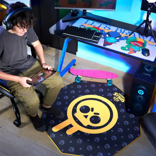 Subsonic Gaming Floor Mat Brawl Stars Drippy Skull podlahový koberec - 6