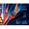 Tracer 47492 USB A - Lightning M/M 1 m kábel červený thumbnail