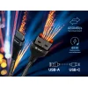 Tracer 47486 USB-A – USB-C apa/apa 1 m kábel fekete thumbnail