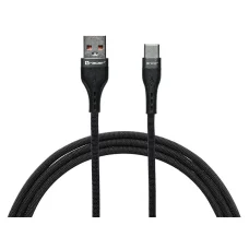 Tracer 47486 USB-A – USB-C vidlica/vidlica 1 m kábel čierny