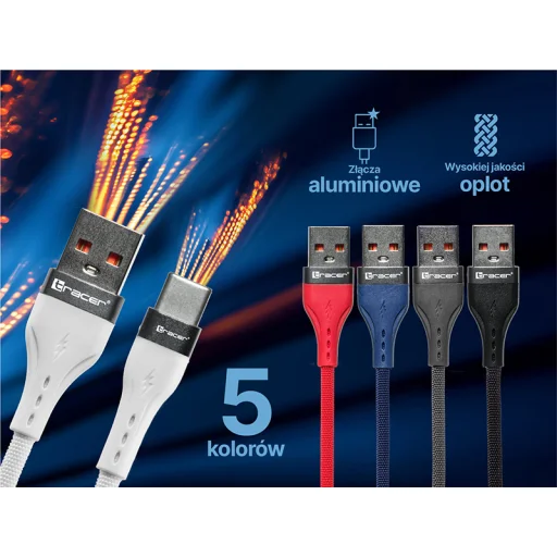 Tracer 47486 USB-A – USB-C apa/apa 1 m kábel fekete - 7