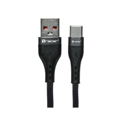 Tracer 47486 USB-A – USB-C vidlica/vidlica 1 m kábel čierny - 2