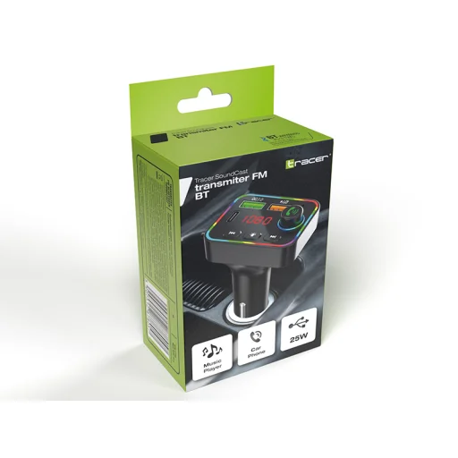 Tracer 47755 SoundCast FM Bluetooth transzmitter autós töltő - 5