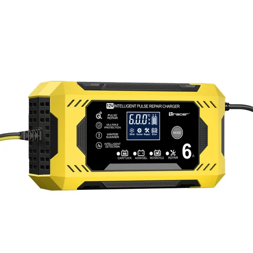 Tracer 47776 DT126 usmerňovač 12V 6A diagnostická a údržbová nabíjačka batérií - 3