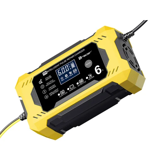 Tracer 47776 DT126 usmerňovač 12V 6A diagnostická a údržbová nabíjačka batérií - 5