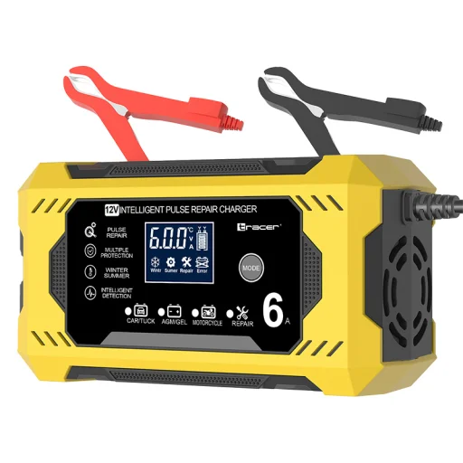 Tracer 47776 DT126 usmerňovač 12V 6A diagnostická a údržbová nabíjačka batérií - 1