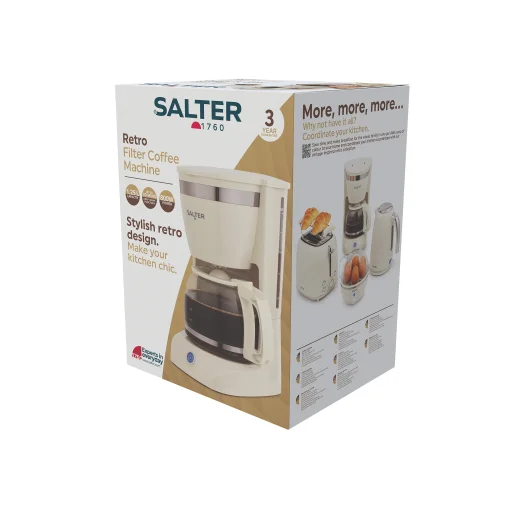 Salter EK6695CRMVDE Retro prekvapkávací kávovar - 5