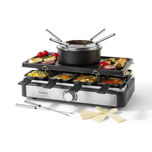 Salter EK4513VDE 2 az 1-ben raclette grill és fondü készlet - 9