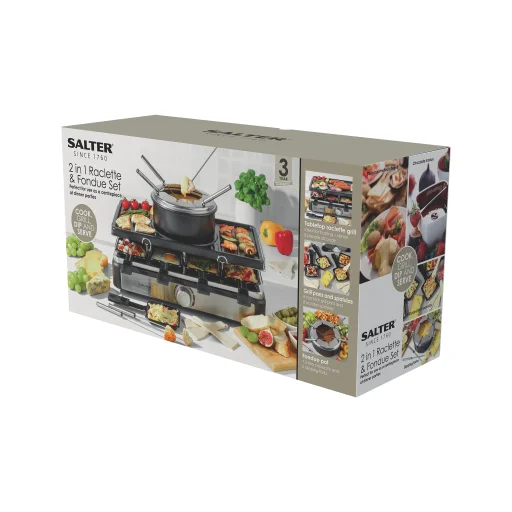 Salter EK4513VDE 2 az 1-ben raclette grill és fondü készlet - 10