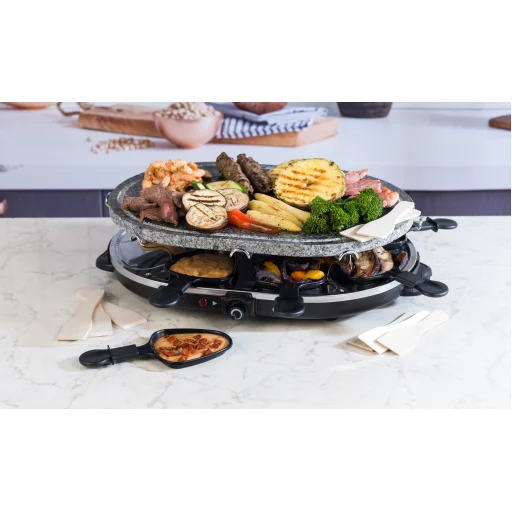 Giles & Posner EK1872GV2VDE asztali kőlapos raclette grill - 6