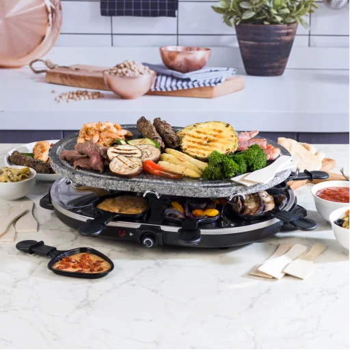 Giles & Posner EK1872GV2VDE asztali kőlapos raclette grill - 7