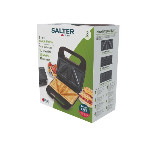 Salter EK6665VDE 3 az 1-ben snackkészítő - 10