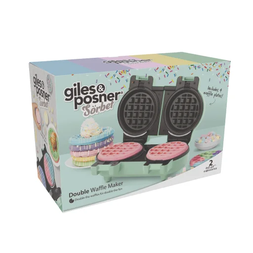 Giles & Posner EK5922GSGRVDE dupla mini gofrisütő - 10