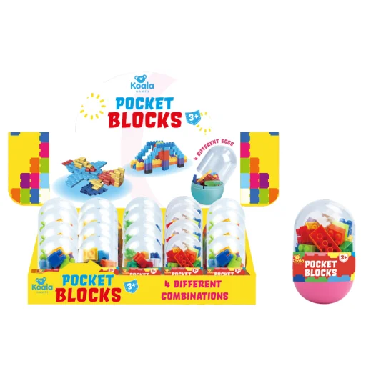 Koala Games G2665 Pocket Blocks építőjáték (véletlenszerű modell) - 3
