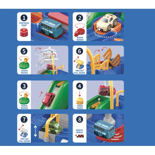 Koala Games G2606 Montessori önálló tanulást segítő autópálya játék - 2