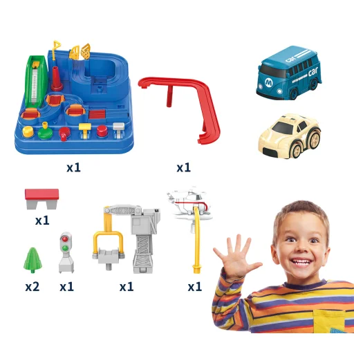 Koala Games G2606 Montessori önálló tanulást segítő autópálya játék - 3