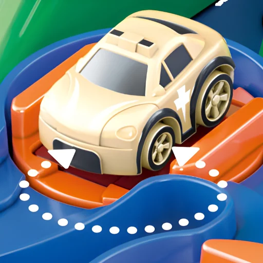 Koala Games G2606 Montessori önálló tanulást segítő autópálya játék - 4