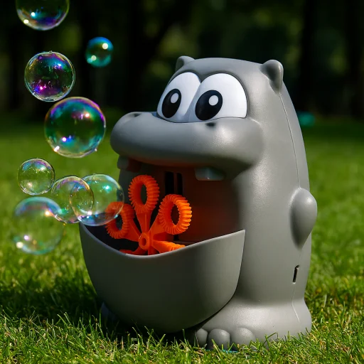 Koala Games G2495 Bublifukový stroj žaba a hroch (náhodná farba) - 3